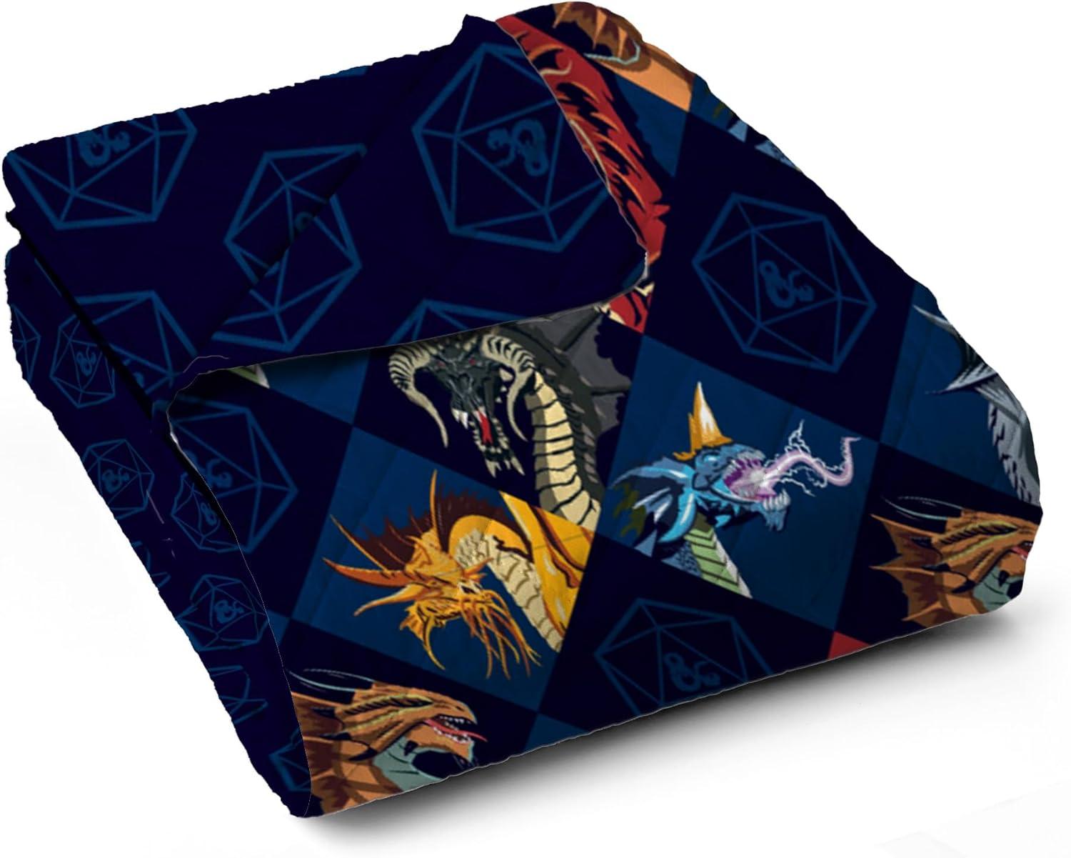 imageNorthwest Bluey Goofing Around Quilted Throw Blanket Official Cartoon Throw Blanket Featuring Bluey for Adults Boys Girls Bed Couch or Playroom 60 x 80 InchesDragons and Dive