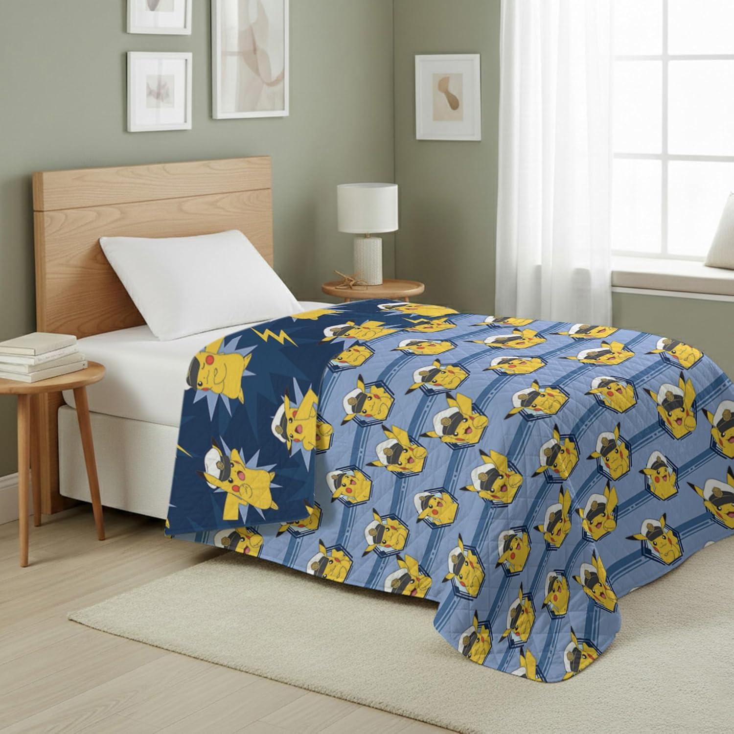 imageNorthwest Bluey Goofing Around Quilted Throw Blanket Official Cartoon Throw Blanket Featuring Bluey for Adults Boys Girls Bed Couch or Playroom 60 x 80 InchesElectric Captain