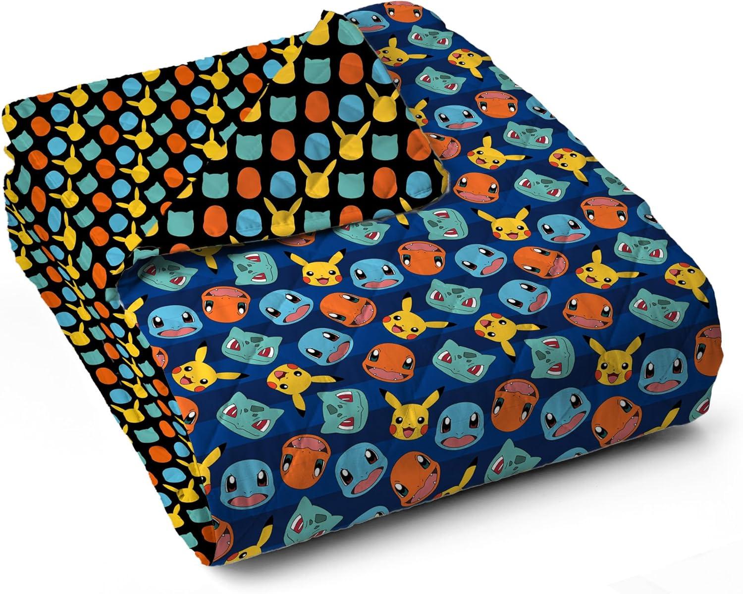 imageNorthwest Bluey Goofing Around Quilted Throw Blanket Official Cartoon Throw Blanket Featuring Bluey for Adults Boys Girls Bed Couch or Playroom 60 x 80 InchesStriped Favorites