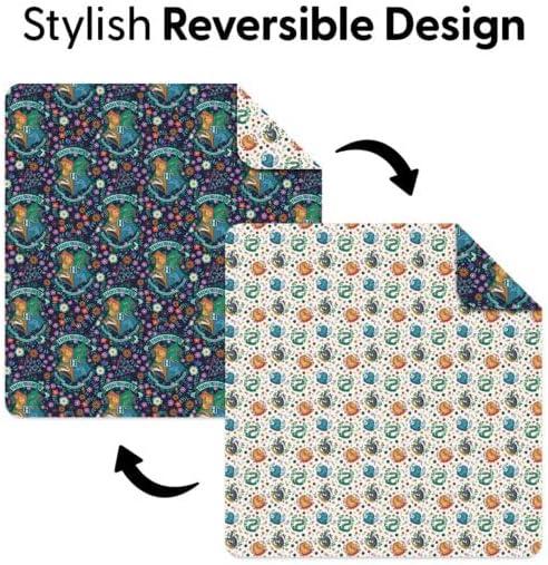 imageNorthwest Bluey Goofing Around Quilted Throw Blanket Official Cartoon Throw Blanket Featuring Bluey for Adults Boys Girls Bed Couch or Playroom 60 x 80 InchesHarry Potter Botanical Crests