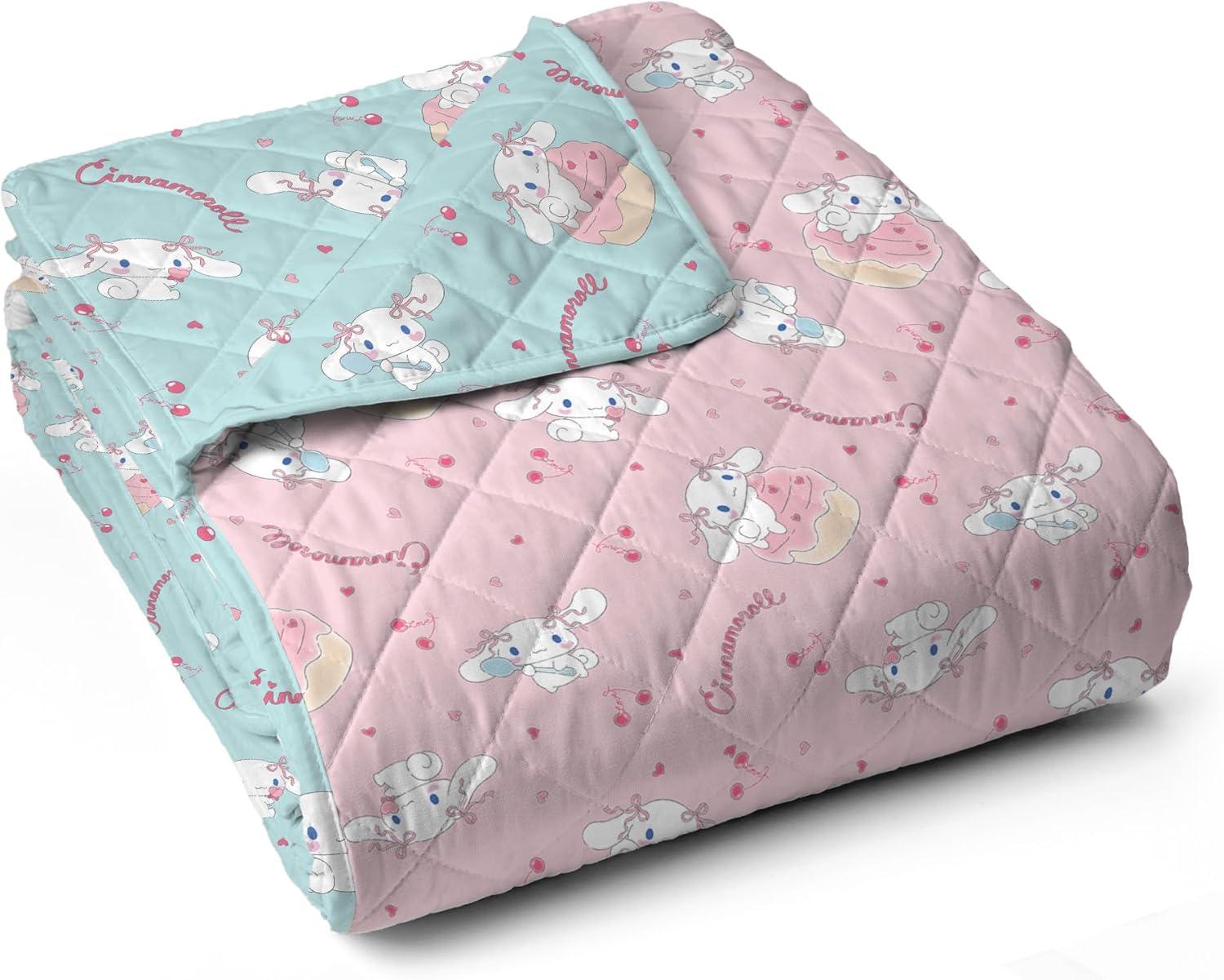 imageNorthwest Bluey Goofing Around Quilted Throw Blanket Official Cartoon Throw Blanket Featuring Bluey for Adults Boys Girls Bed Couch or Playroom 60 x 80 InchesCherry Cupcake