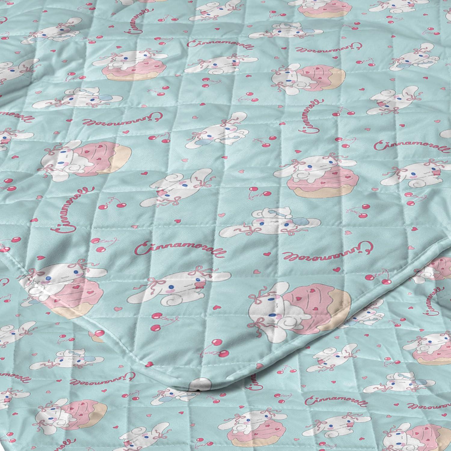 imageNorthwest Bluey Goofing Around Quilted Throw Blanket Official Cartoon Throw Blanket Featuring Bluey for Adults Boys Girls Bed Couch or Playroom 60 x 80 InchesCherry Cupcake