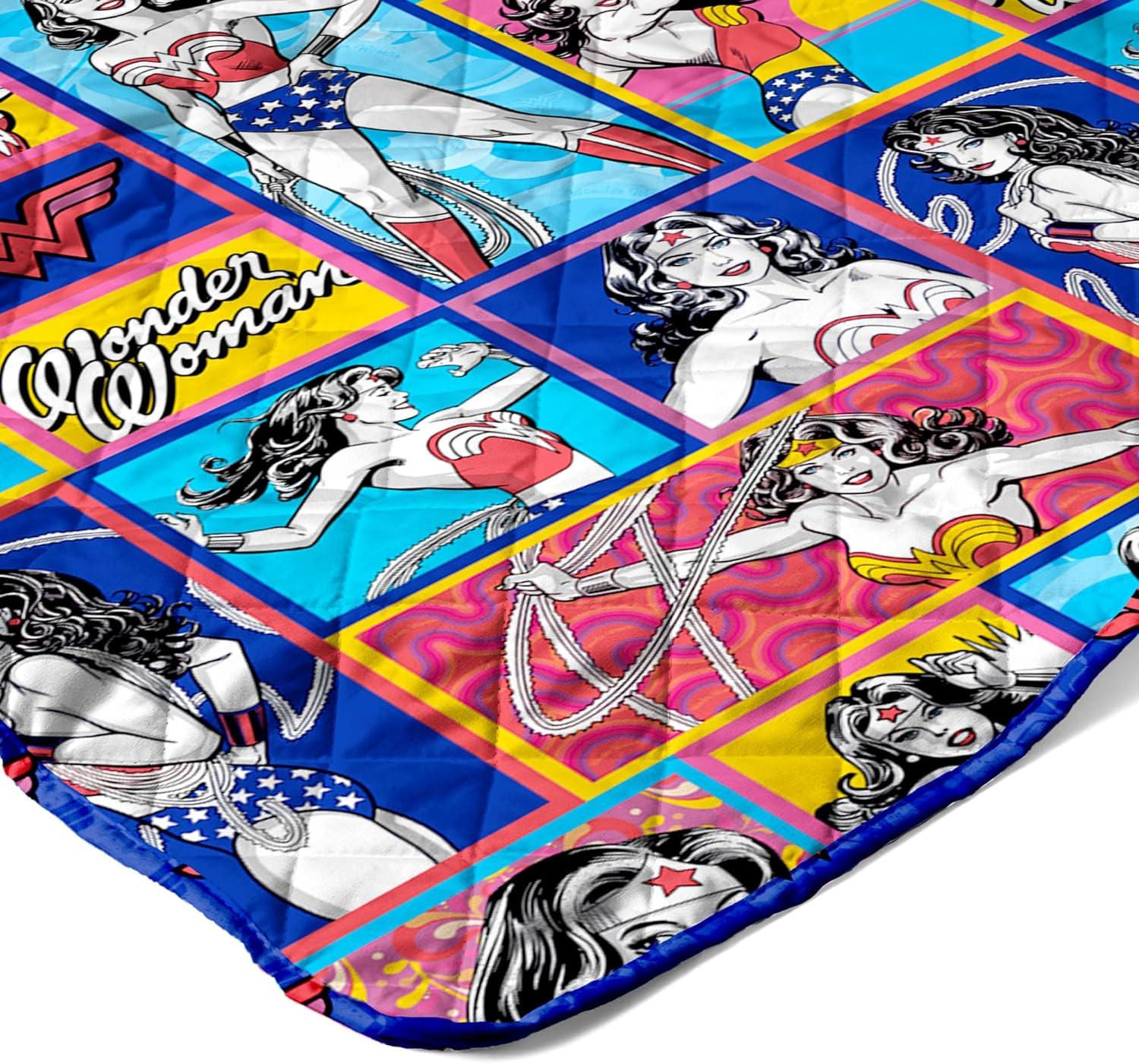 imageNorthwest Bluey Goofing Around Quilted Throw Blanket Official Cartoon Throw Blanket Featuring Bluey for Adults Boys Girls Bed Couch or Playroom 60 x 80 InchesWonder Pop