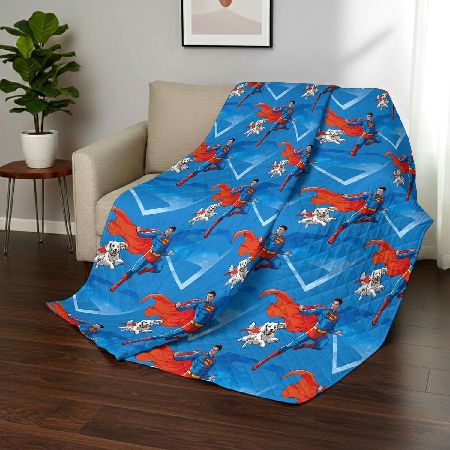 imageNorthwest Bluey Goofing Around Quilted Throw Blanket Official Cartoon Throw Blanket Featuring Bluey for Adults Boys Girls Bed Couch or Playroom 60 x 80 InchesAbove Metropolis
