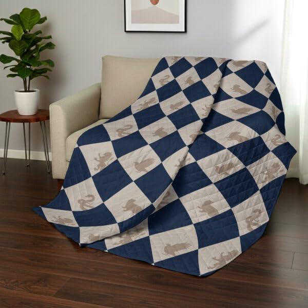 imageNorthwest Bluey Goofing Around Quilted Throw Blanket Official Cartoon Throw Blanket Featuring Bluey for Adults Boys Girls Bed Couch or Playroom 60 x 80 InchesHarry Potter Herald Call