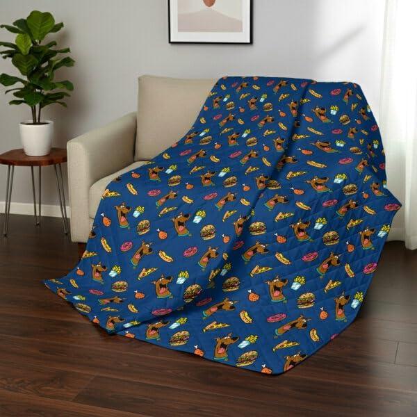 imageNorthwest Bluey Goofing Around Quilted Throw Blanket Official Cartoon Throw Blanket Featuring Bluey for Adults Boys Girls Bed Couch or Playroom 60 x 80 InchesSuper Snacky