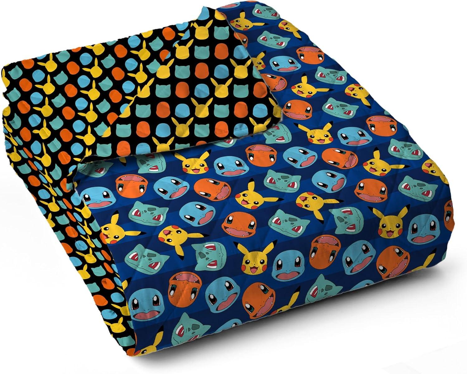 imageNorthwest Bluey Goofing Around Quilted Throw Blanket Official Cartoon Throw Blanket Featuring Bluey for Adults Boys Girls Bed Couch or Playroom 60 x 80 InchesStriped Favorites