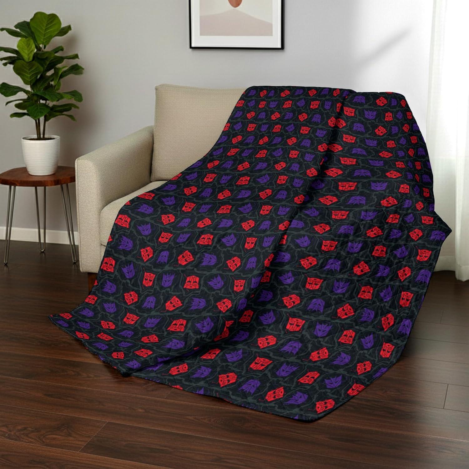 imageNorthwest Bluey Goofing Around Quilted Throw Blanket Official Cartoon Throw Blanket Featuring Bluey for Adults Boys Girls Bed Couch or Playroom 60 x 80 InchesAutobots Verus Decepticons