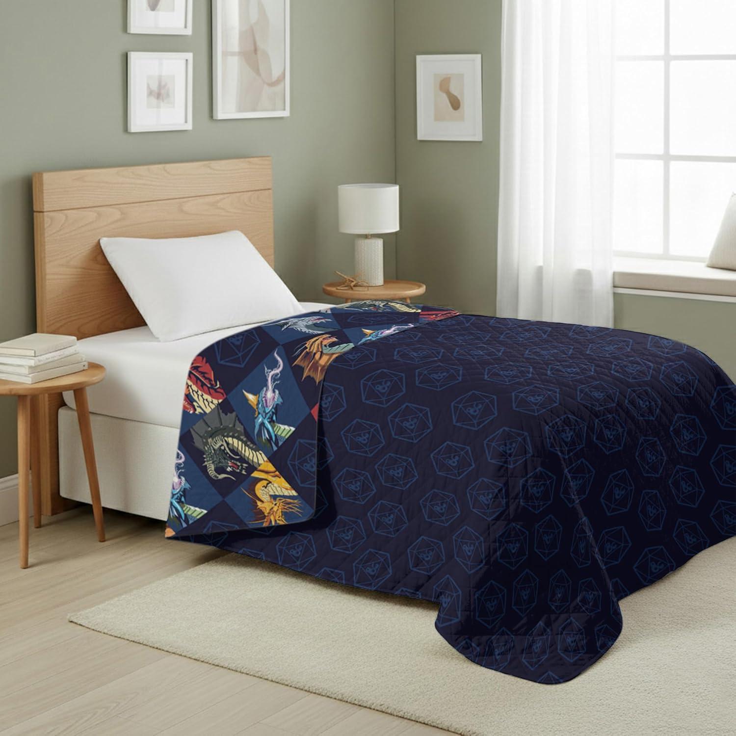 imageNorthwest Bluey Goofing Around Quilted Throw Blanket Official Cartoon Throw Blanket Featuring Bluey for Adults Boys Girls Bed Couch or Playroom 60 x 80 InchesDragons and Dive