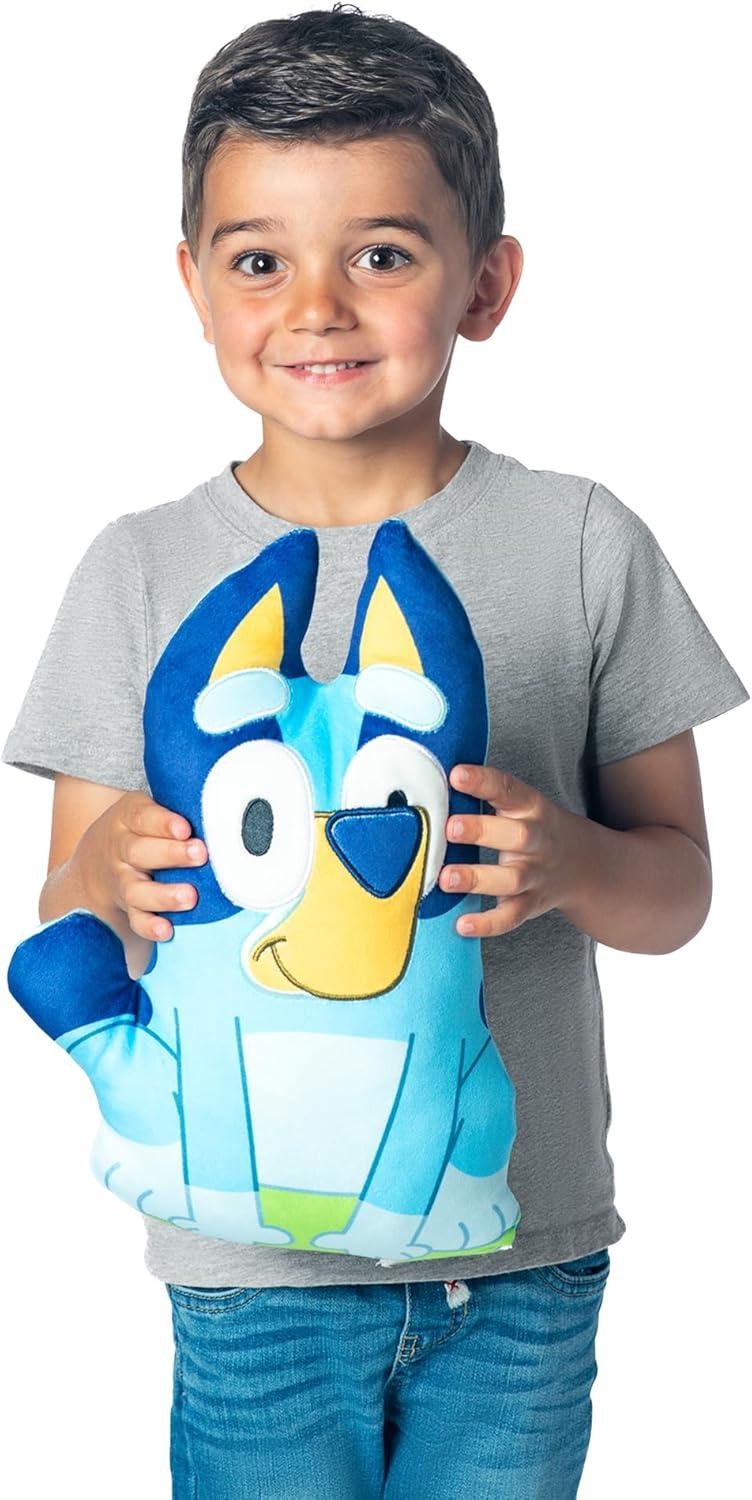 imageNorthwest Bluey Happy Bingo Cloud Pillow 12 Plush Kids Stuffed Toy Cartoon Character Bedroom Decor Gift for Girls amp BoysHappy Bluey