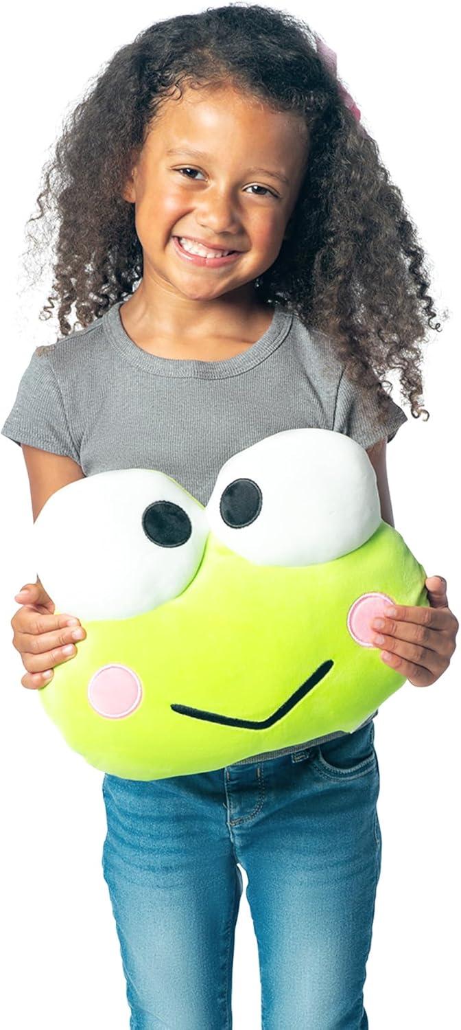 imageNorthwest Bluey Happy Bingo Cloud Pillow 12 Plush Kids Stuffed Toy Cartoon Character Bedroom Decor Gift for Girls amp BoysHello Keroppi