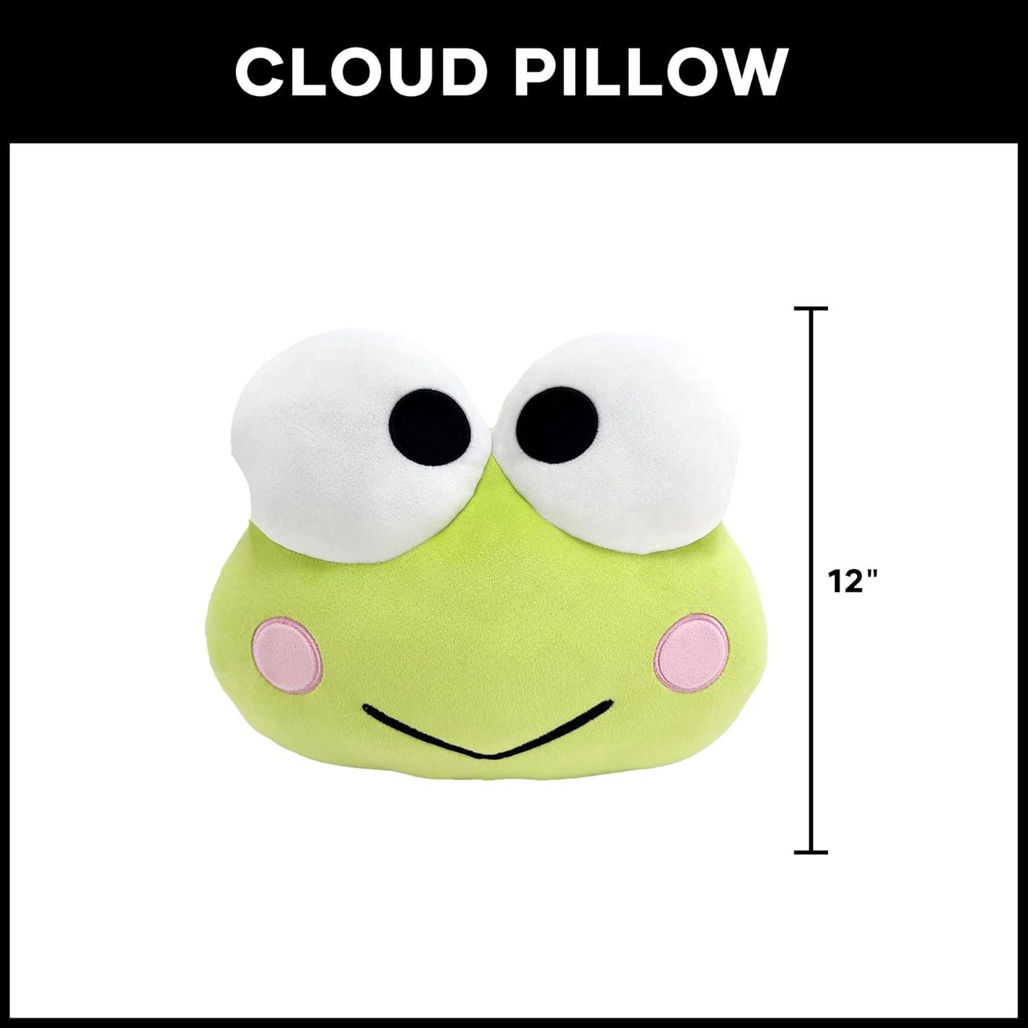imageNorthwest Bluey Happy Bingo Cloud Pillow 12 Plush Kids Stuffed Toy Cartoon Character Bedroom Decor Gift for Girls amp BoysHello Keroppi