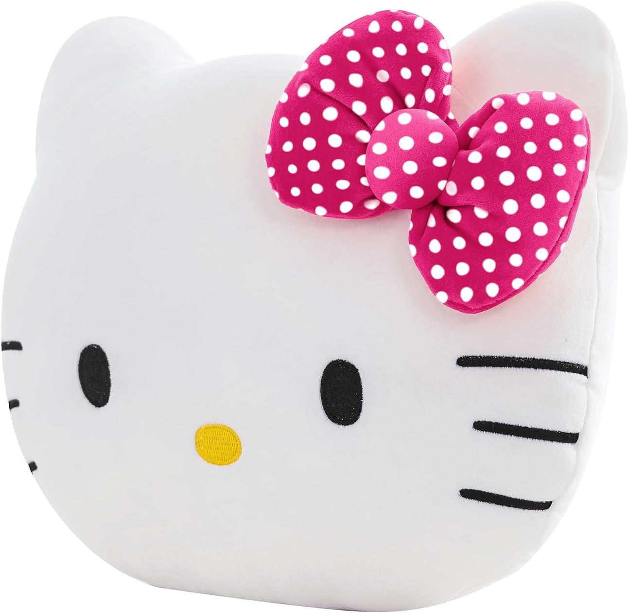 imageNorthwest Bluey Happy Bingo Cloud Pillow 12 Plush Kids Stuffed Toy Cartoon Character Bedroom Decor Gift for Girls amp BoysHello Kitty Polka Dot