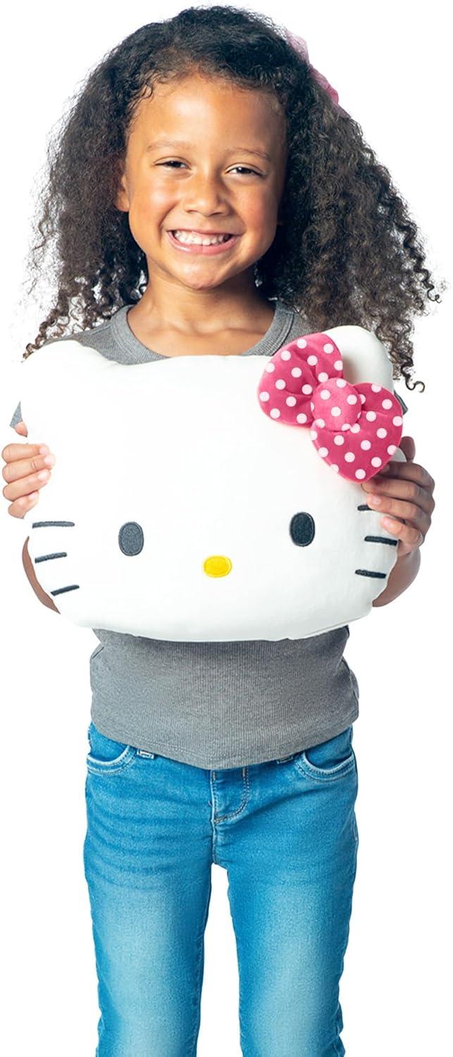 imageNorthwest Bluey Happy Bingo Cloud Pillow 12 Plush Kids Stuffed Toy Cartoon Character Bedroom Decor Gift for Girls amp BoysHello Kitty Polka Dot