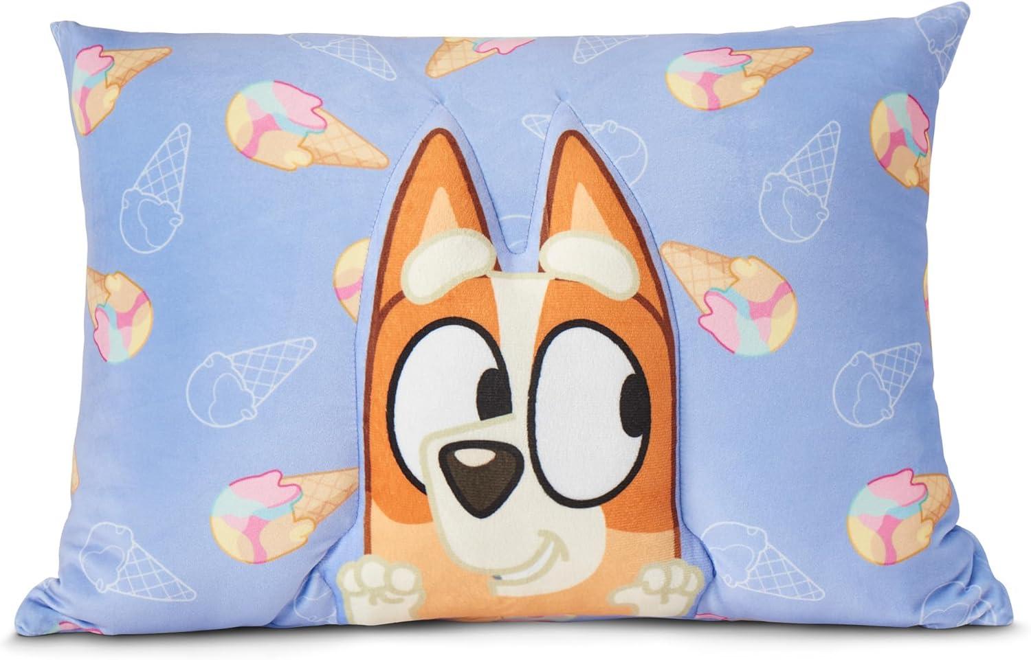 imageNorthwest Bluey Party Pups Silk Touch Throw Blanket 50 x 60 Inches with Bluey Plush Pocket Pillow 14 x 20 Inches Comfy amp Cozy Bluey Blanket amp Pillow Set for Boys and GirlsBluey Bingo Joy