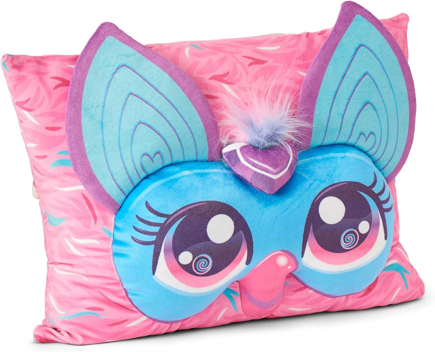 imageNorthwest Bluey Party Pups Silk Touch Throw Blanket 50 x 60 Inches with Bluey Plush Pocket Pillow 14 x 20 Inches Comfy amp Cozy Bluey Blanket amp Pillow Set for Boys and GirlsFurby Wavy Pink