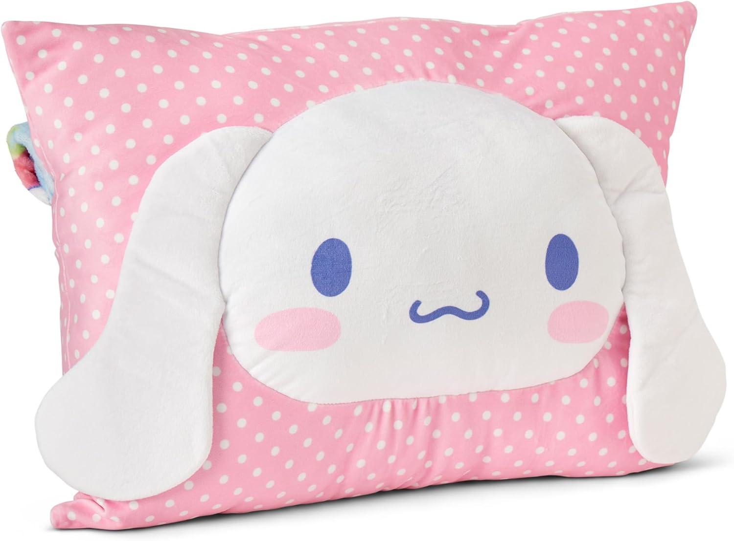 imageNorthwest Bluey Party Pups Silk Touch Throw Blanket 50 x 60 Inches with Bluey Plush Pocket Pillow 14 x 20 Inches Comfy amp Cozy Bluey Blanket amp Pillow Set for Boys and GirlsCinnamoroll Strawberry Delight