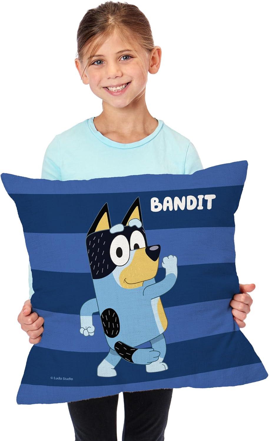 imageNorthwest Bluey Pillow 18 x 18 Roll Call BingoRoll Call Bandit