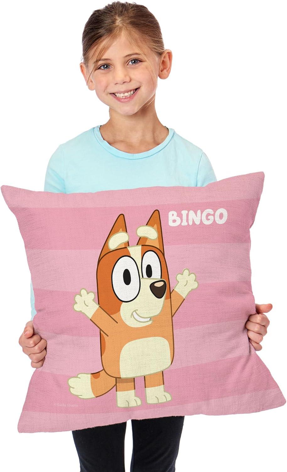 imageNorthwest Bluey Pillow 18 x 18 Roll Call BingoRoll Call Bingo