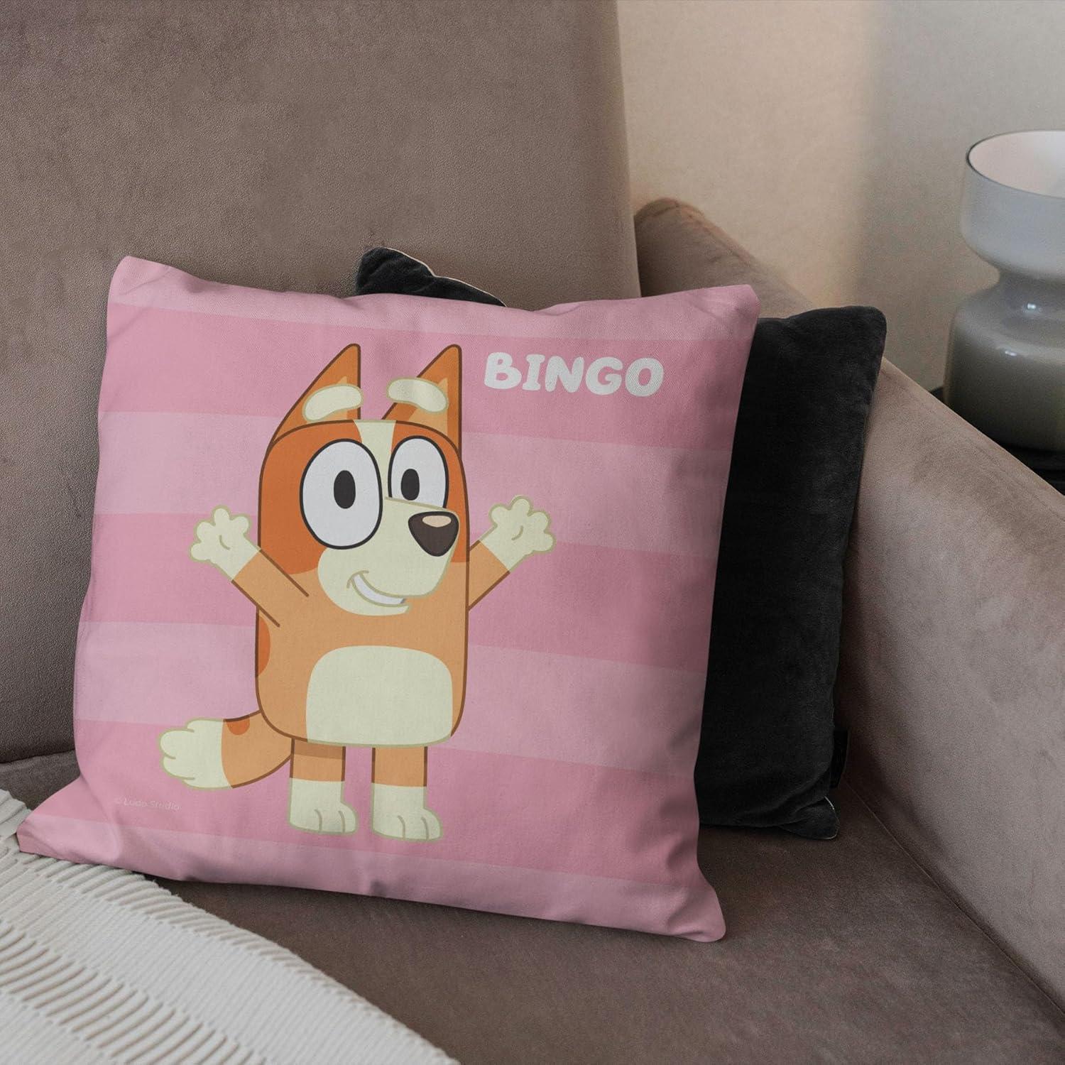 imageNorthwest Bluey Pillow 18 x 18 Roll Call BingoRoll Call Bingo