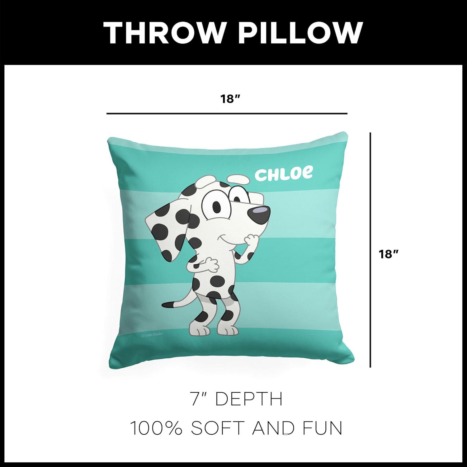 imageNorthwest Bluey Pillow 18 x 18 Roll Call BingoRoll Call Chloe