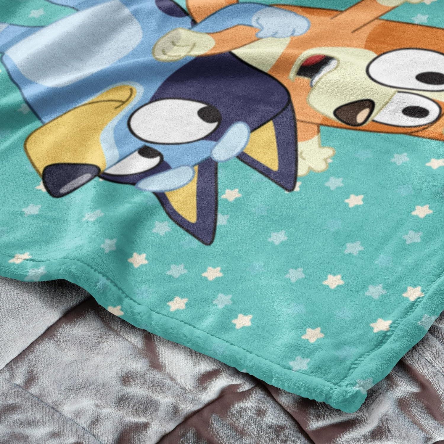 imageNorthwest Bluey Silk Touch Throw Blanket 50 x 60 Roll Call BanditBig Play