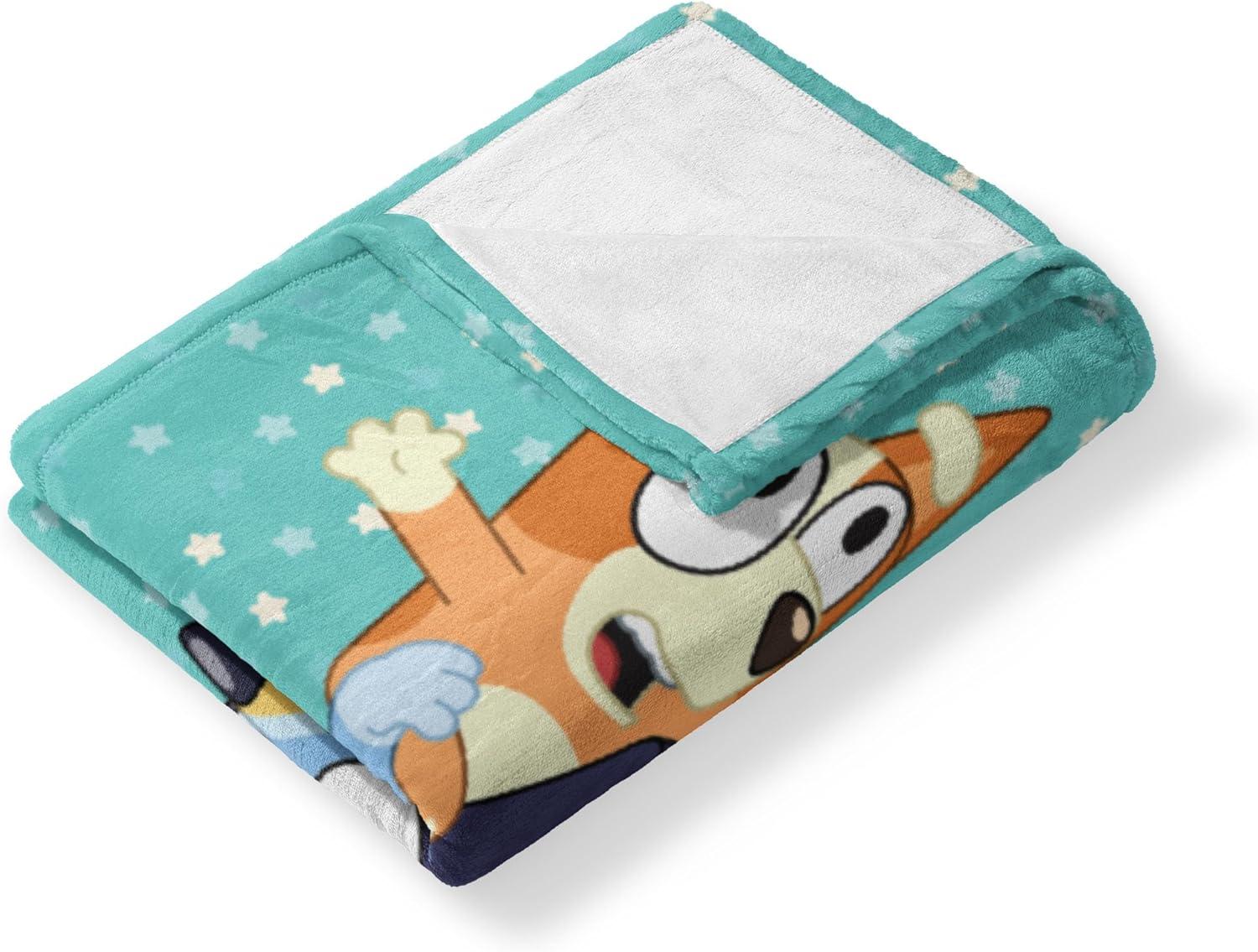 imageNorthwest Bluey Silk Touch Throw Blanket 50 x 60 Roll Call BanditBig Play