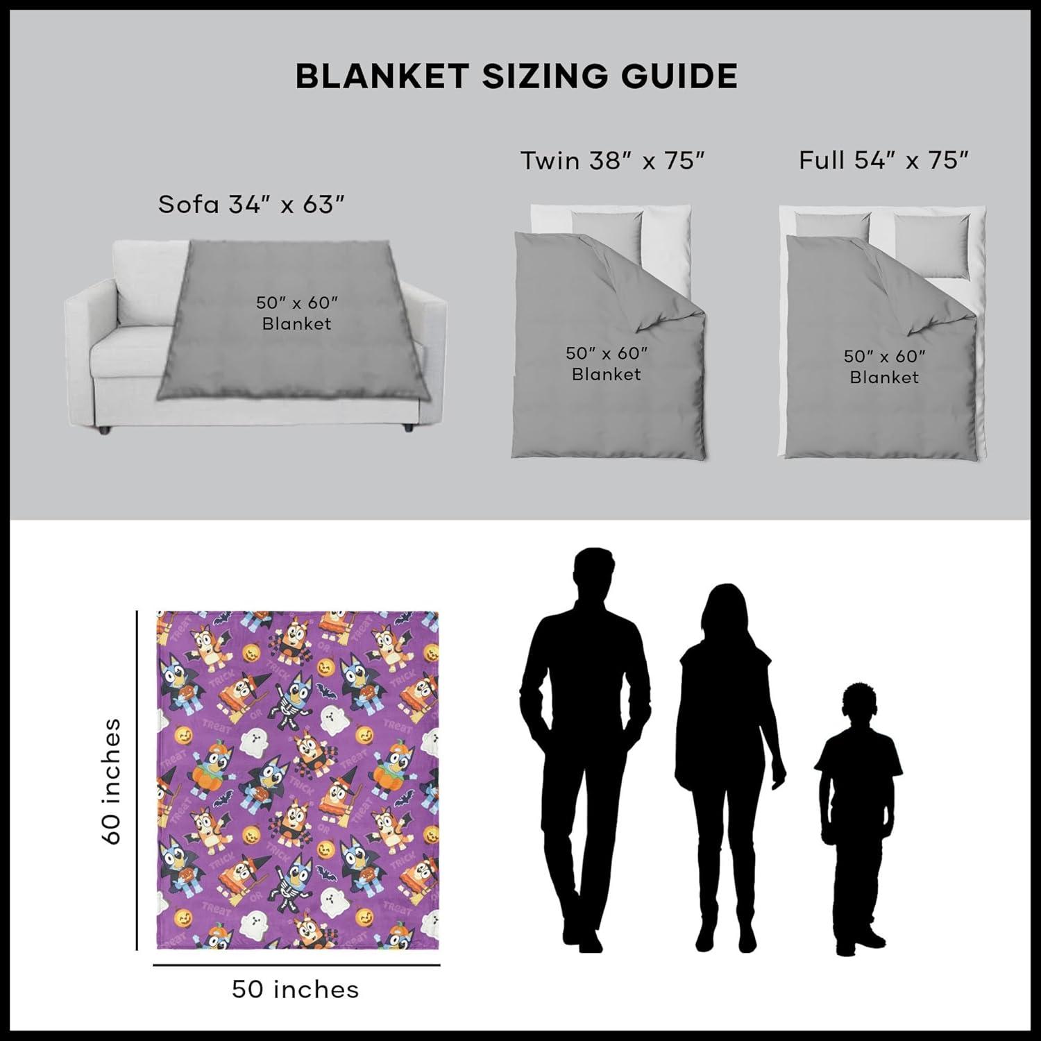imageNorthwest Bluey Silk Touch Throw Blanket 50 x 60 Roll Call BanditPup Tricks