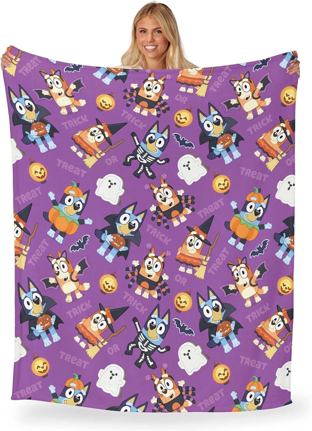 imageNorthwest Bluey Silk Touch Throw Blanket 50 x 60 Roll Call BanditPup Tricks