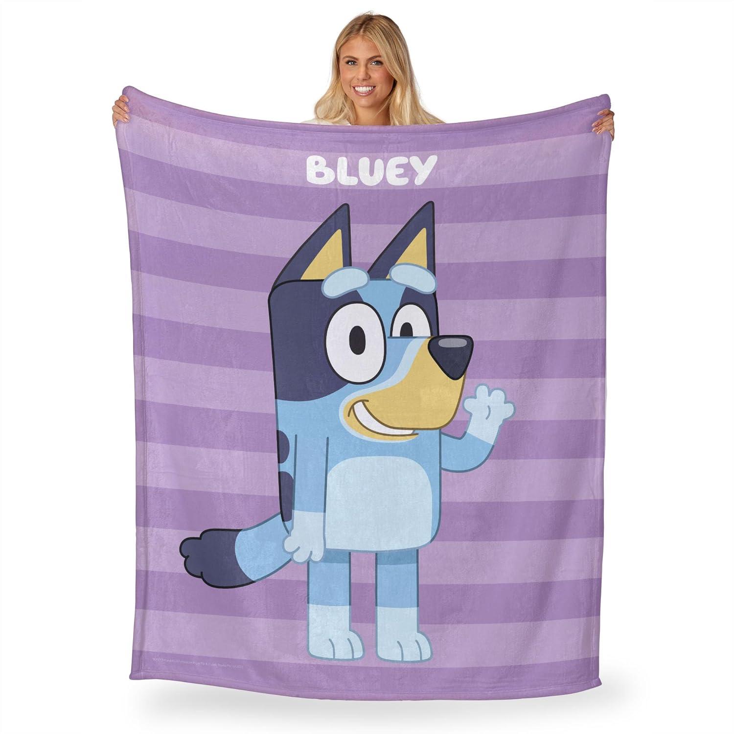imageNorthwest Bluey Silk Touch Throw Blanket 50 x 60 Roll Call BanditRoll Call Bluey