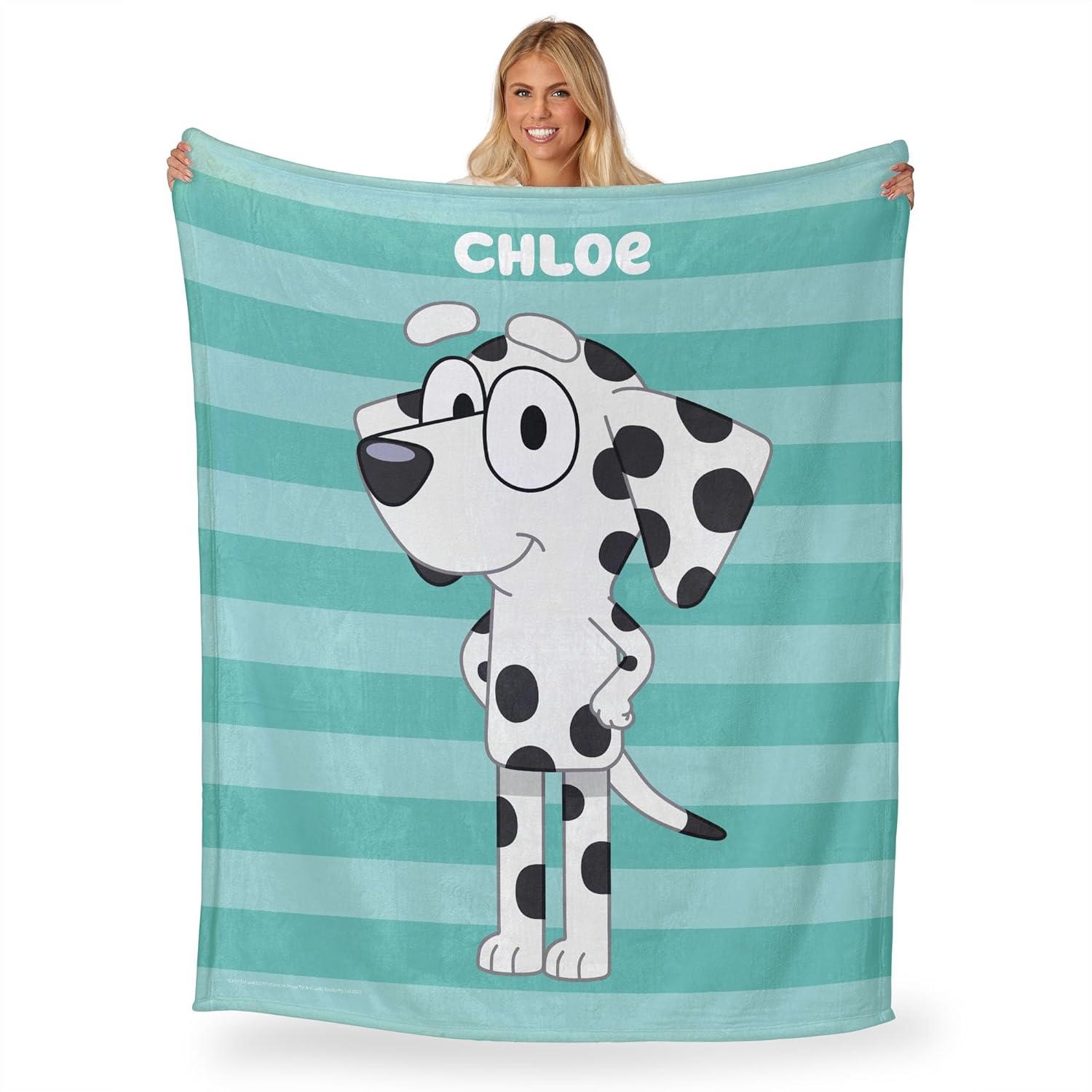 imageNorthwest Bluey Silk Touch Throw Blanket 50 x 60 Roll Call BanditRoll Call Chloe