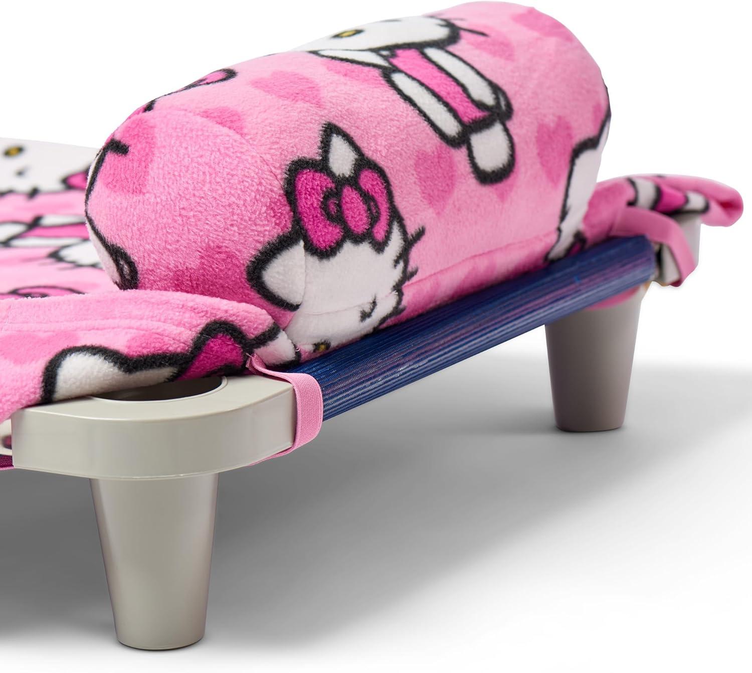 imageROLLEE POLLEE Nap Sac Roll Up Napping Blanket with Attached Pillow for PreschoolDaycare Super Soft with Elastic Straps Fits Most Mats and CotsI Love Pink