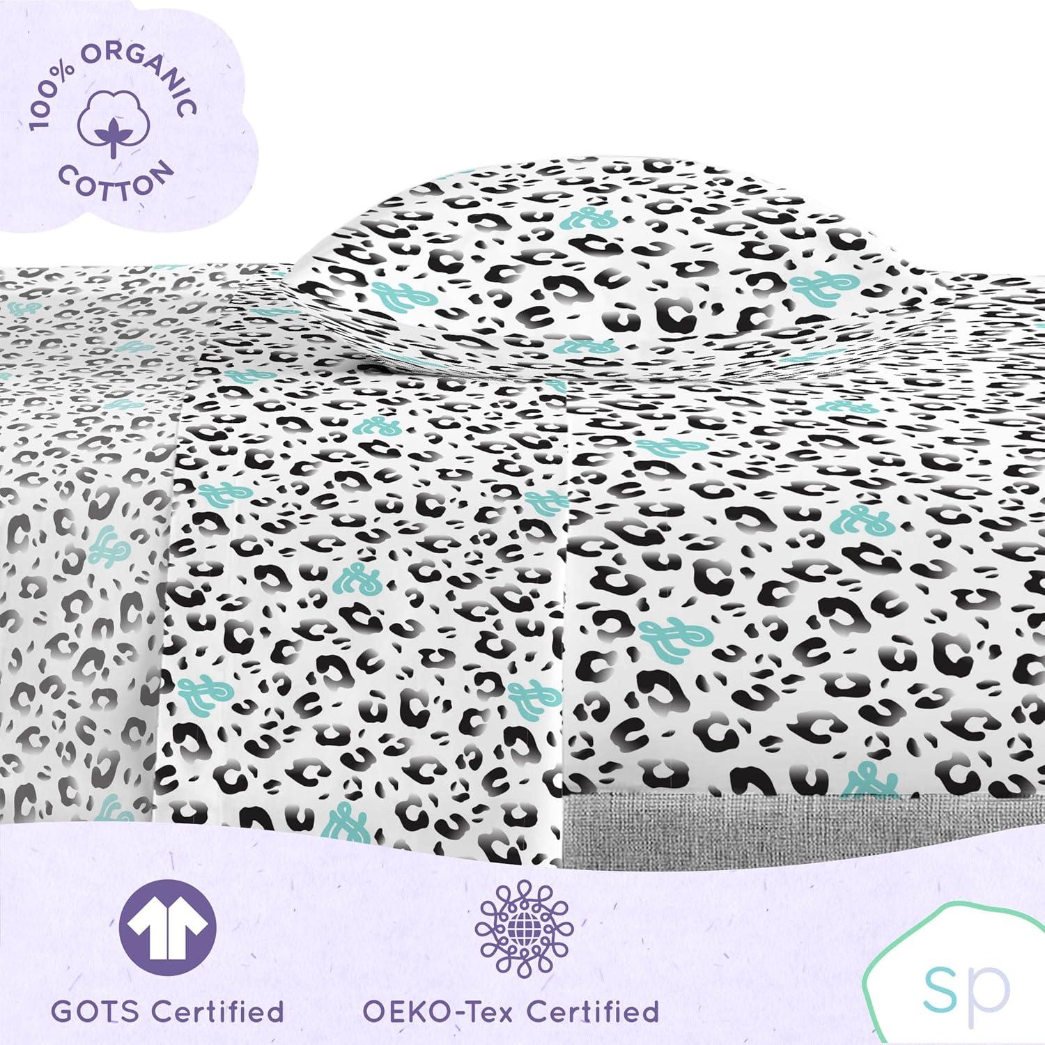 imageSaturday Park Bluey and Bingo Rainbow Clouds Full Bed Set 7 Piece 100 Organic Cotton Bedding with Duvet Cover and Sheets GOTS amp OekoTEX CertifiedTeal Lay Lay