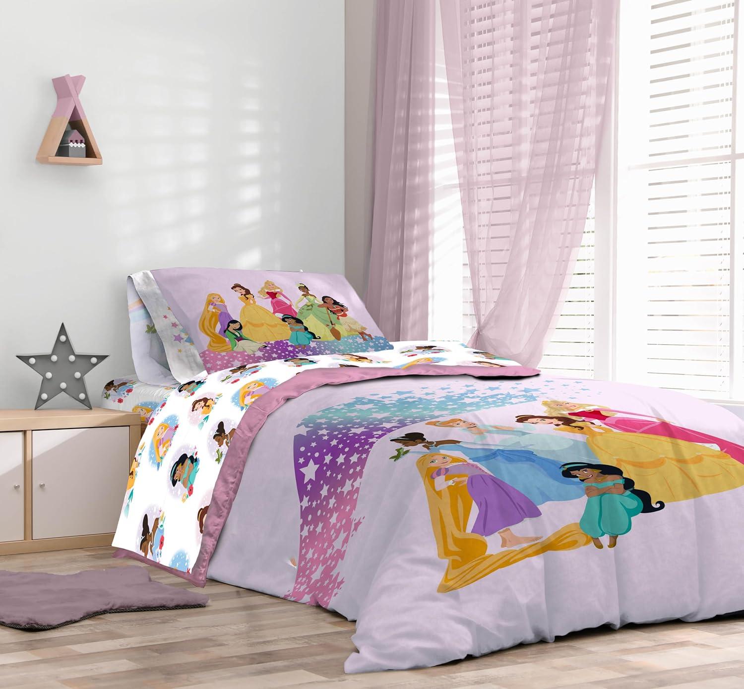 imageSunny Side Up Bluey amp Friends Toddler Comforter Set 4 Piece Preschool Bedding Includes Comforter Sheets amp Pillow Cover Super Soft Microfiber Bed SetPink Princess