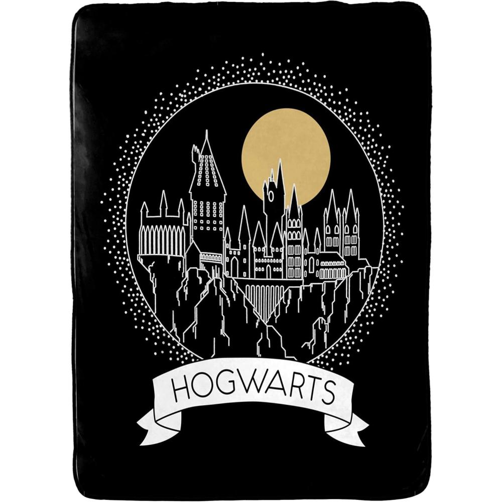 imageJay Franco Bluey Early Education Learning Blanket  Measures 60 x 90 Inches  Super Soft Plush Teaching Blanket for Children  Music Vehicles amp Animals Kids BeddingBlack  Harry Potter