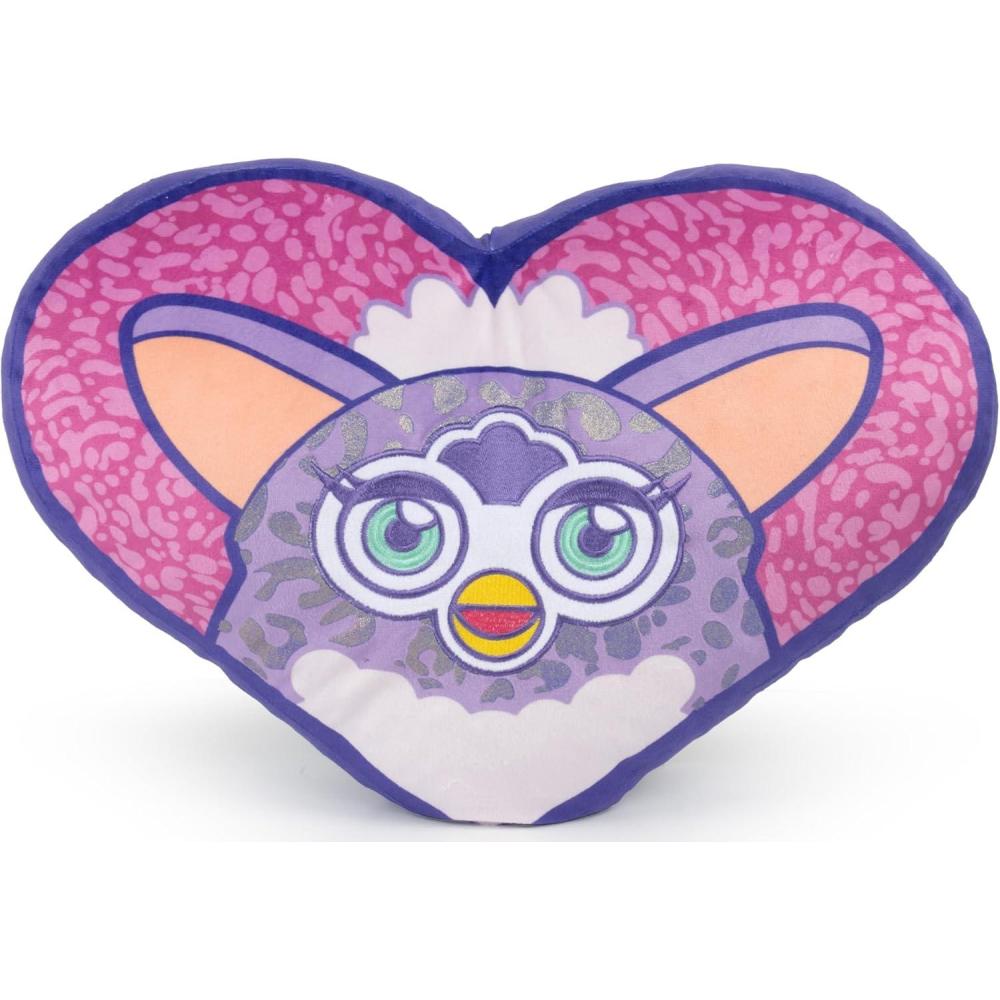imageJay Franco Polyester Bluey Shaped Decorative Pillow  Kids Super Soft Throw Plush Pillow  Measures 17 Inches Official Bluey ProductPurple  Furby
