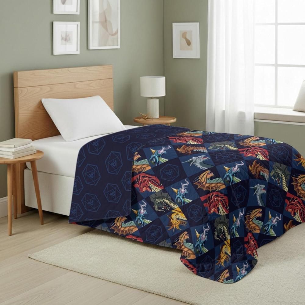 imageNorthwest Bluey Goofing Around Quilted Throw Blanket  Official Cartoon Throw Blanket Featuring Bluey for Adults Boys Girls Bed Couch or Playroom 60 x 80 InchesDragons and Dive