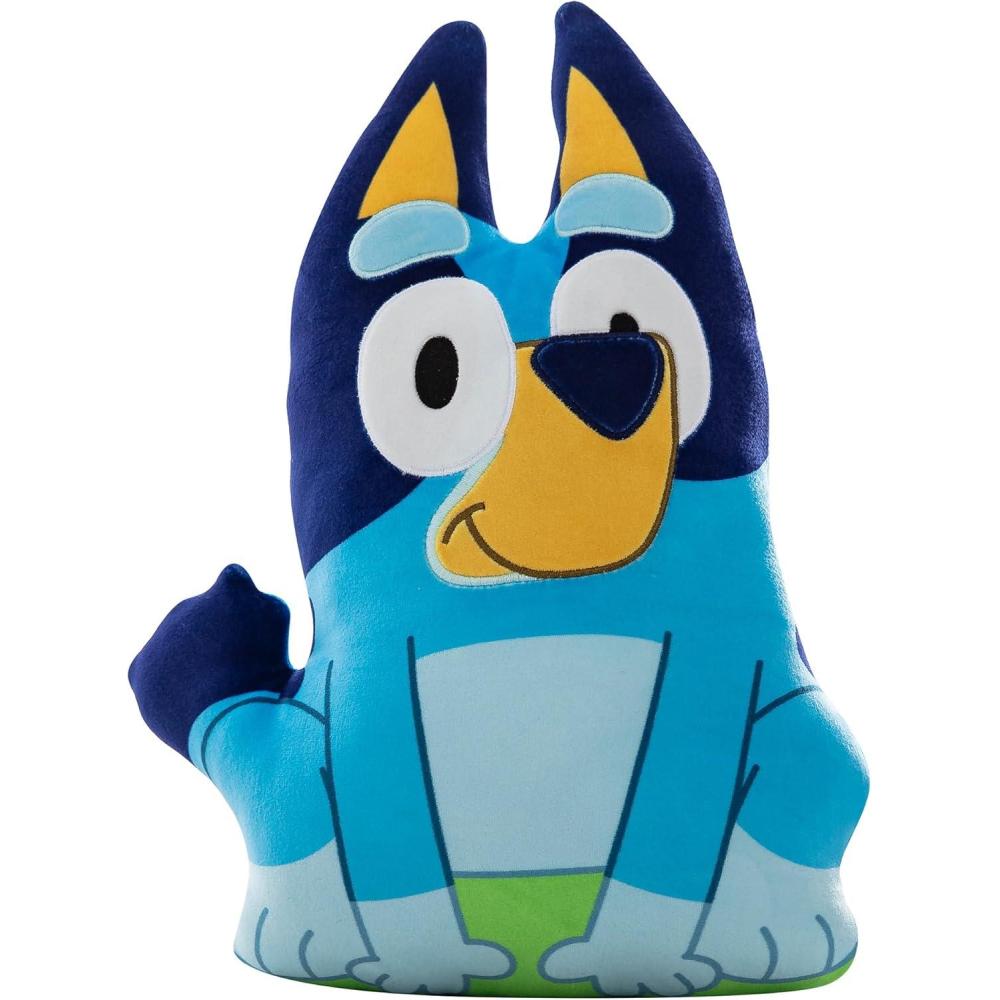 imageNorthwest Bluey Happy Bingo Cloud Pillow 12 Plush Kids Stuffed Toy Cartoon Character Bedroom Decor Gift for Girls amp BoysHappy Bluey