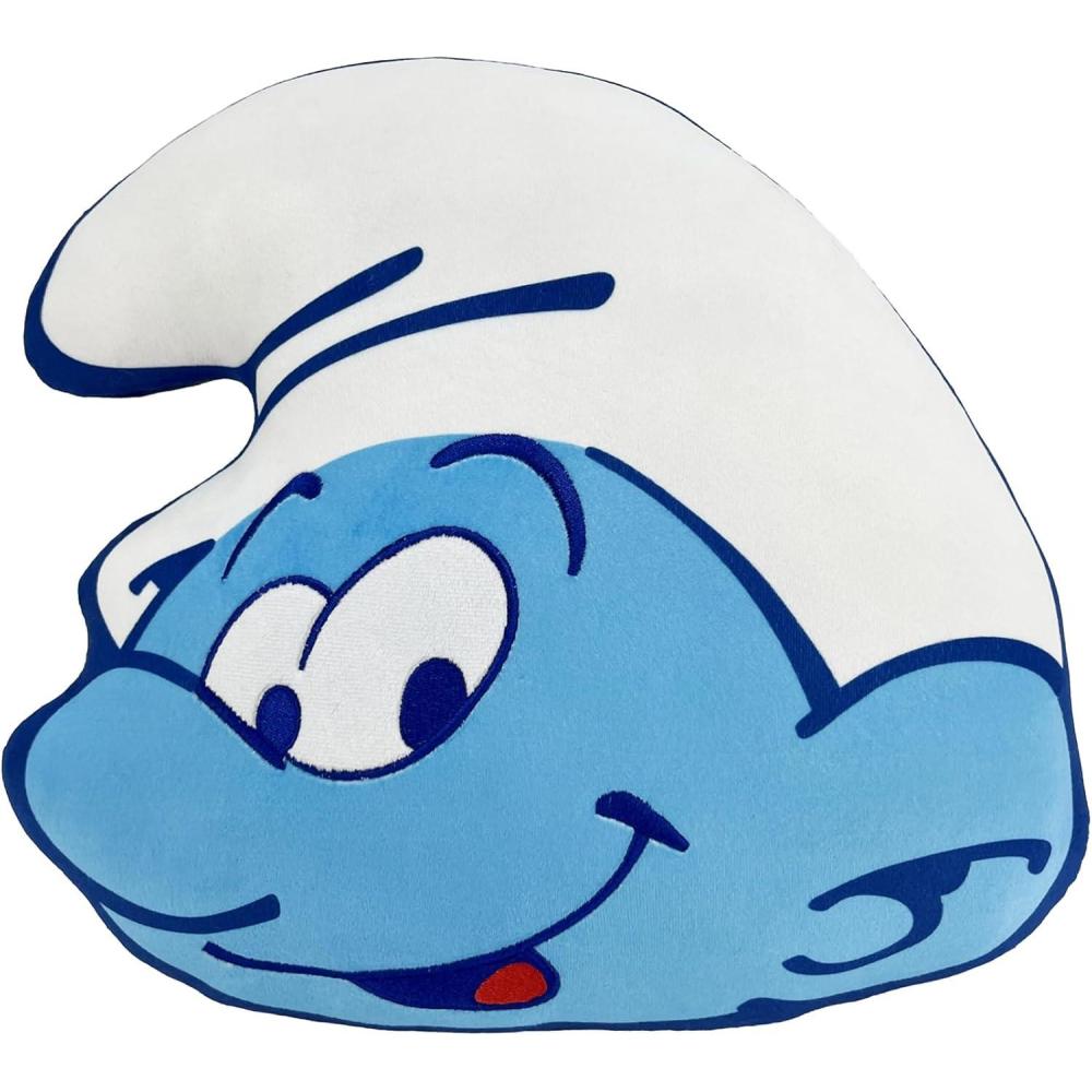 imageNorthwest Bluey Happy Bingo Cloud Pillow 12 Plush Kids Stuffed Toy Cartoon Character Bedroom Decor Gift for Girls amp BoysLittle Smurf Guy