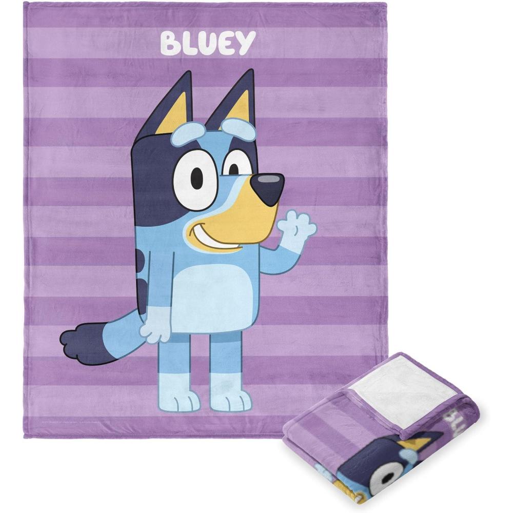 imageNorthwest Bluey Silk Touch Throw Blanket 50 x 60 Roll Call BanditRoll Call Bluey
