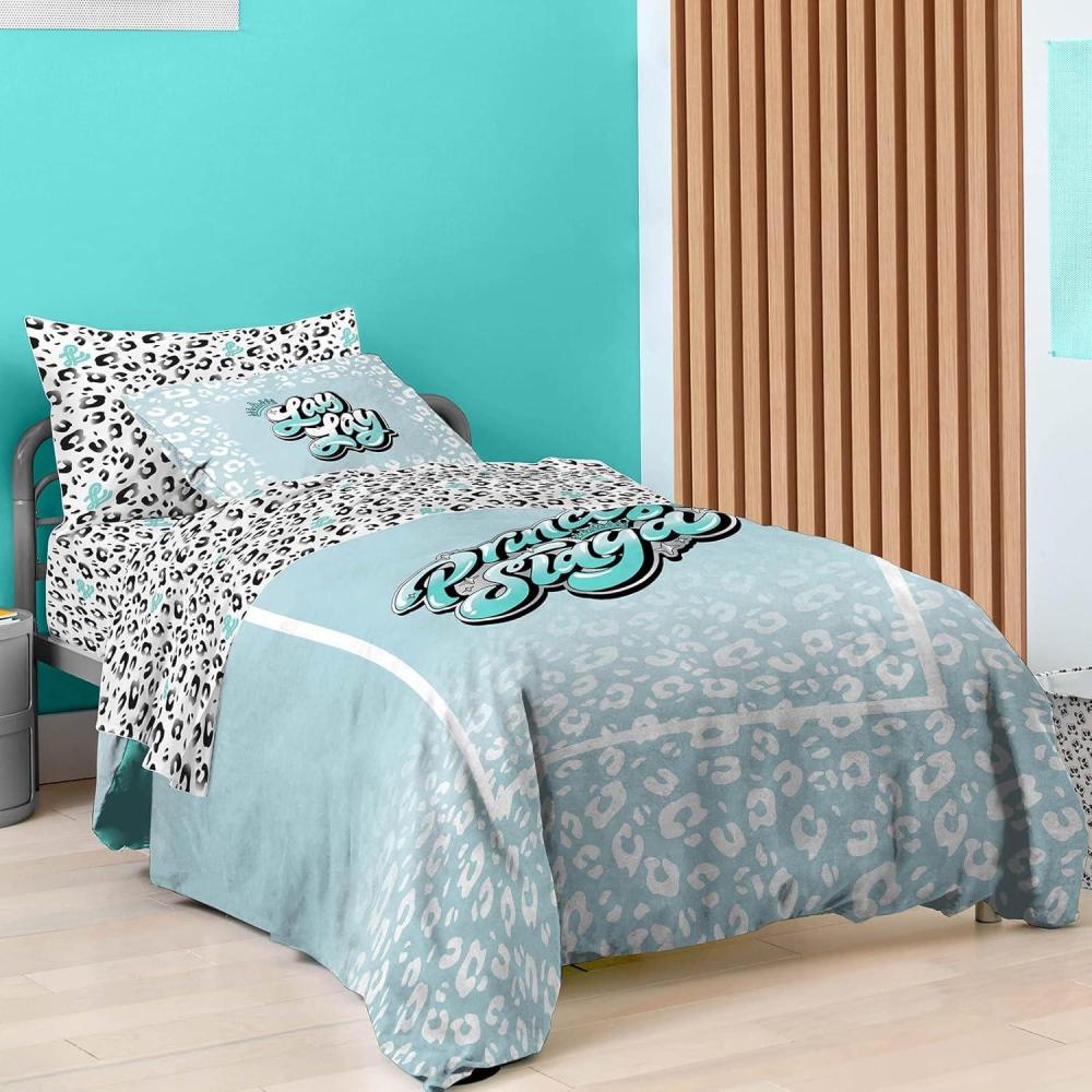 imageSaturday Park Bluey and Bingo Rainbow Clouds Full Bed Set 7 Piece 100 Organic Cotton Bedding with Duvet Cover and Sheets GOTS amp OekoTEX CertifiedTeal Lay Lay