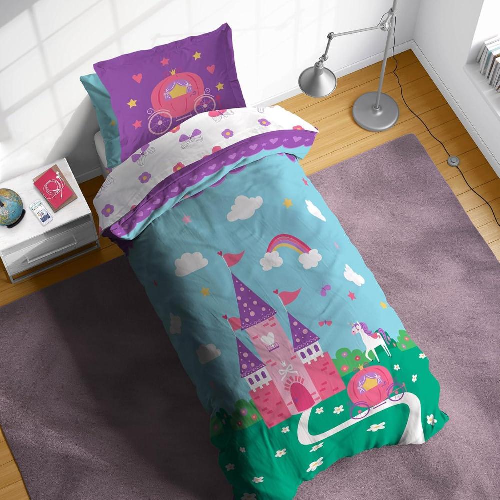 imageSunny Side Up Bluey amp Friends Toddler Comforter Set 4 Piece Preschool Bedding Includes Comforter Sheets amp Pillow Cover Super Soft Microfiber Bed SetMulti Magic Castle