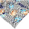 Bluey Throw & Plush Hugger Set, 50″x60″ Silk Touch Blanket with 3D Character Pillow – Soft, Cozy Blanket for Kids and Toddlers(Bluey Fun)