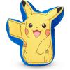 Bluey Throw & Plush Hugger Set, 50″x60″ Silk Touch Blanket with 3D Character Pillow – Soft, Cozy Blanket for Kids and Toddlers(Pikachu Cute)