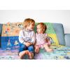 Jay Franco Bluey Early Education Learning Blanket – Measures 60 x 90 Inches – Super Soft Plush Teaching Blanket for Children – Music, Vehicles & Animals Kids Bedding(Multi – Bluey)