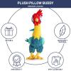 Jay Franco Bluey Plush Pillow Buddy – Soft Plushie Stuffed Pillow, 17 Inches, Orange – Bingo(Multi – Hei Hei)