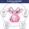 Jay Franco Bluey Plush Pillow Buddy – Soft Plushie Stuffed Pillow, 17 Inches, Orange – Bingo(Pink – Angel)