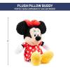 Jay Franco Bluey Plush Pillow Buddy – Soft Plushie Stuffed Pillow, 17 Inches, Orange – Bingo(Red – Minnie Mouse)