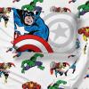 Jay Franco Bluey & Bingo 5 Piece Twin Size Bed Set – Includes Comforter & Sheet Set – Super Soft Kids Bedding Fade Resistant Microfiber (Official Bluey Product)(Multi – Avengers)