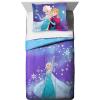 Jay Franco Bluey & Bingo 5 Piece Twin Size Bed Set – Includes Comforter & Sheet Set – Super Soft Kids Bedding Fade Resistant Microfiber (Official Bluey Product)(Frozen)